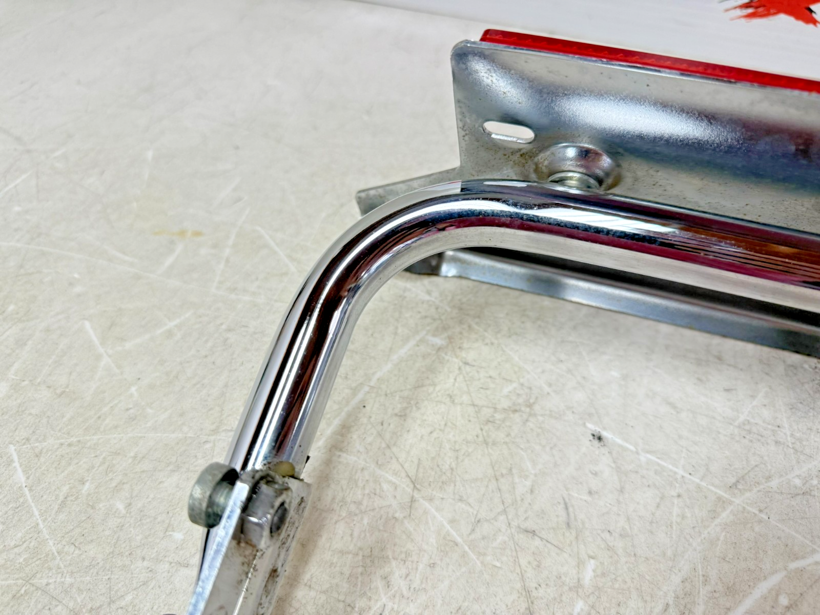 2003 HARLEY ELECTRA GLIDE License Plate Support Rail Bar Holder & Mount