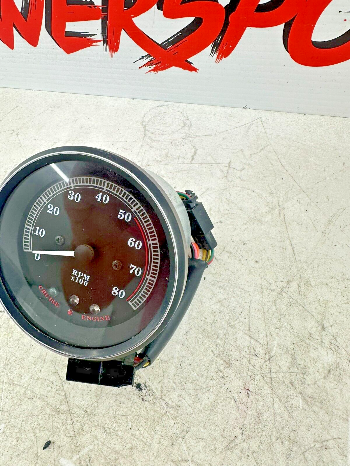 1999 HARLEY FLH ELECTRA GLIDE RPM TACHOMETER TACH GAUGE BLACK