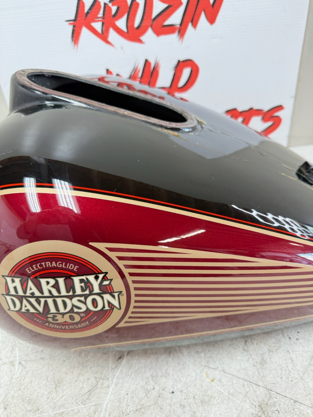 1995 HARLEY FLH ELECTRA GLIDE Fuel Gas Tank EFI Fuel Injected 30th Anniversary