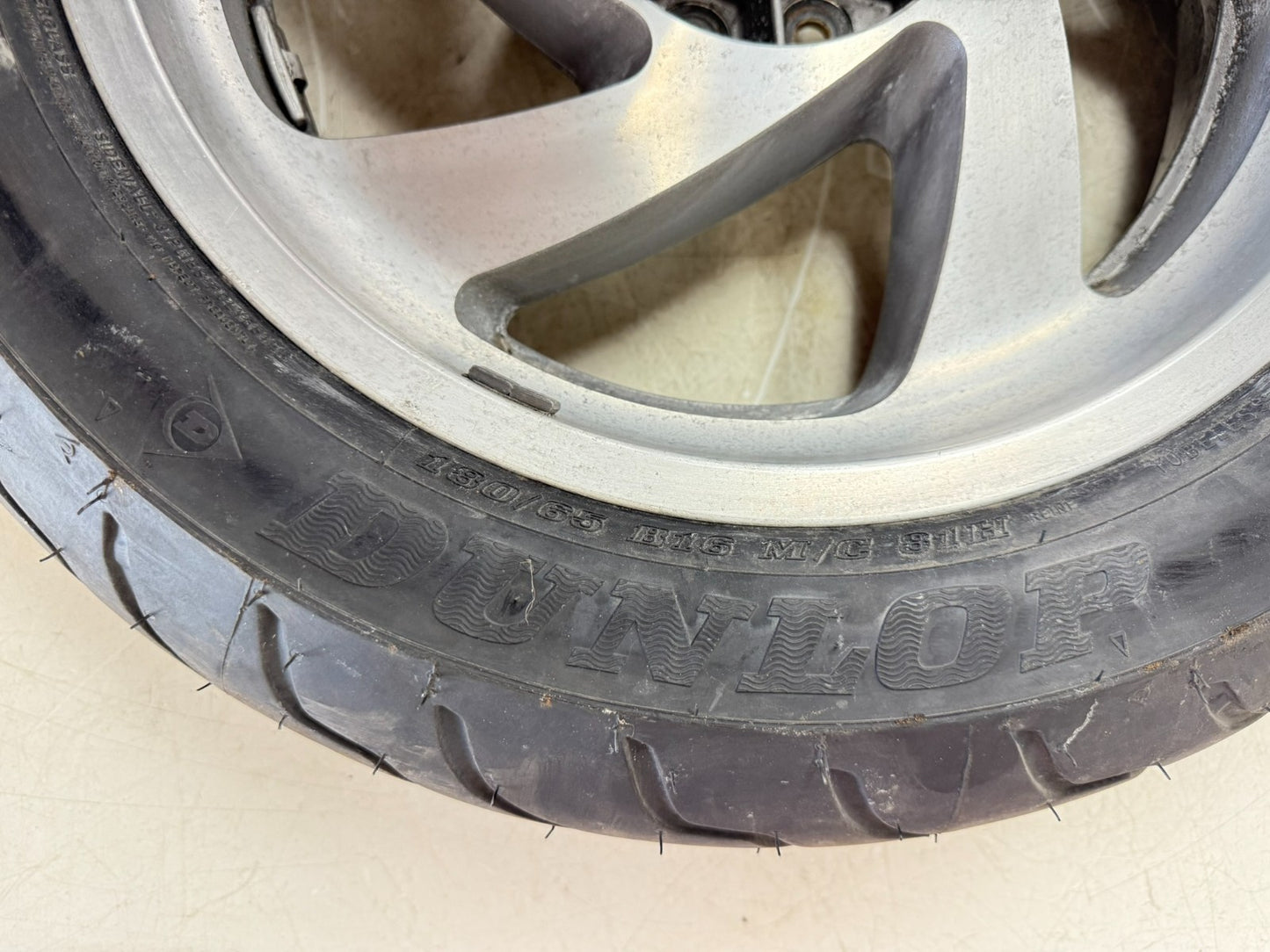 2002 Honda Goldwing GL1800 Rear Wheel Rim Tire 5 Spoke OEM 16x5