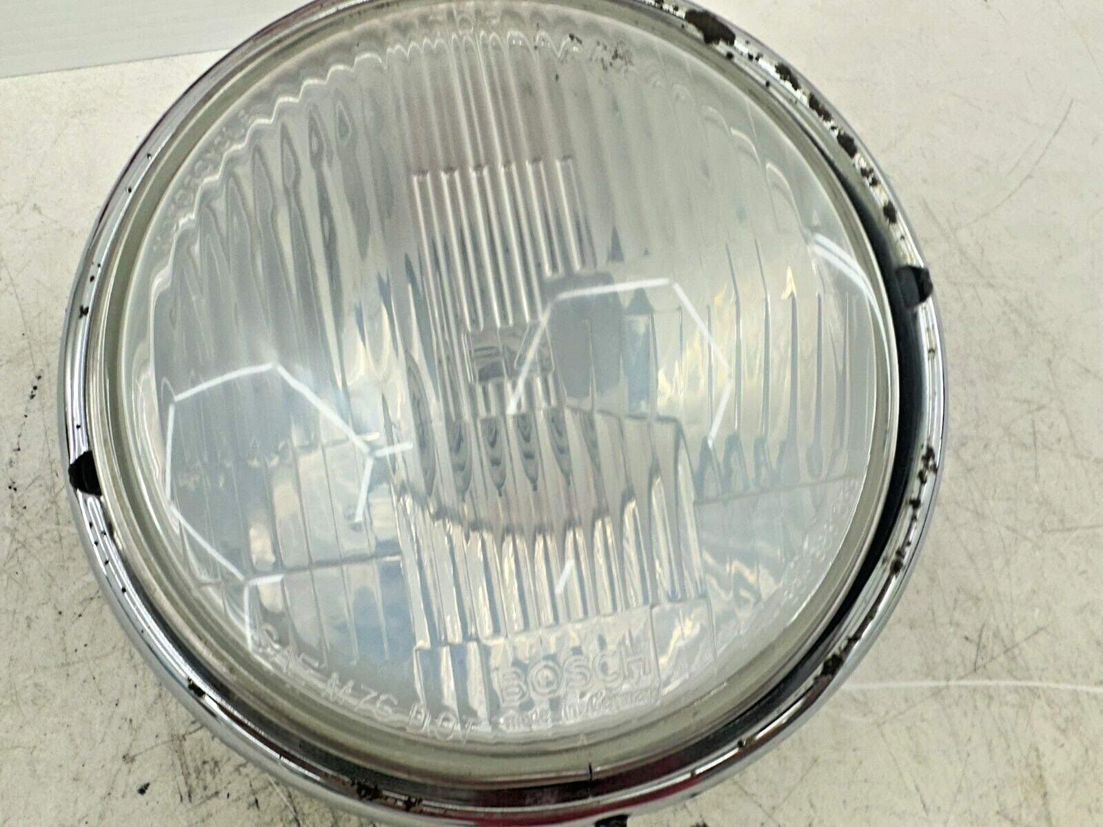 1999 HARLEY FLH ELECTRA GLIDE OEM HD Headlight + Bucket Mounting Bracket