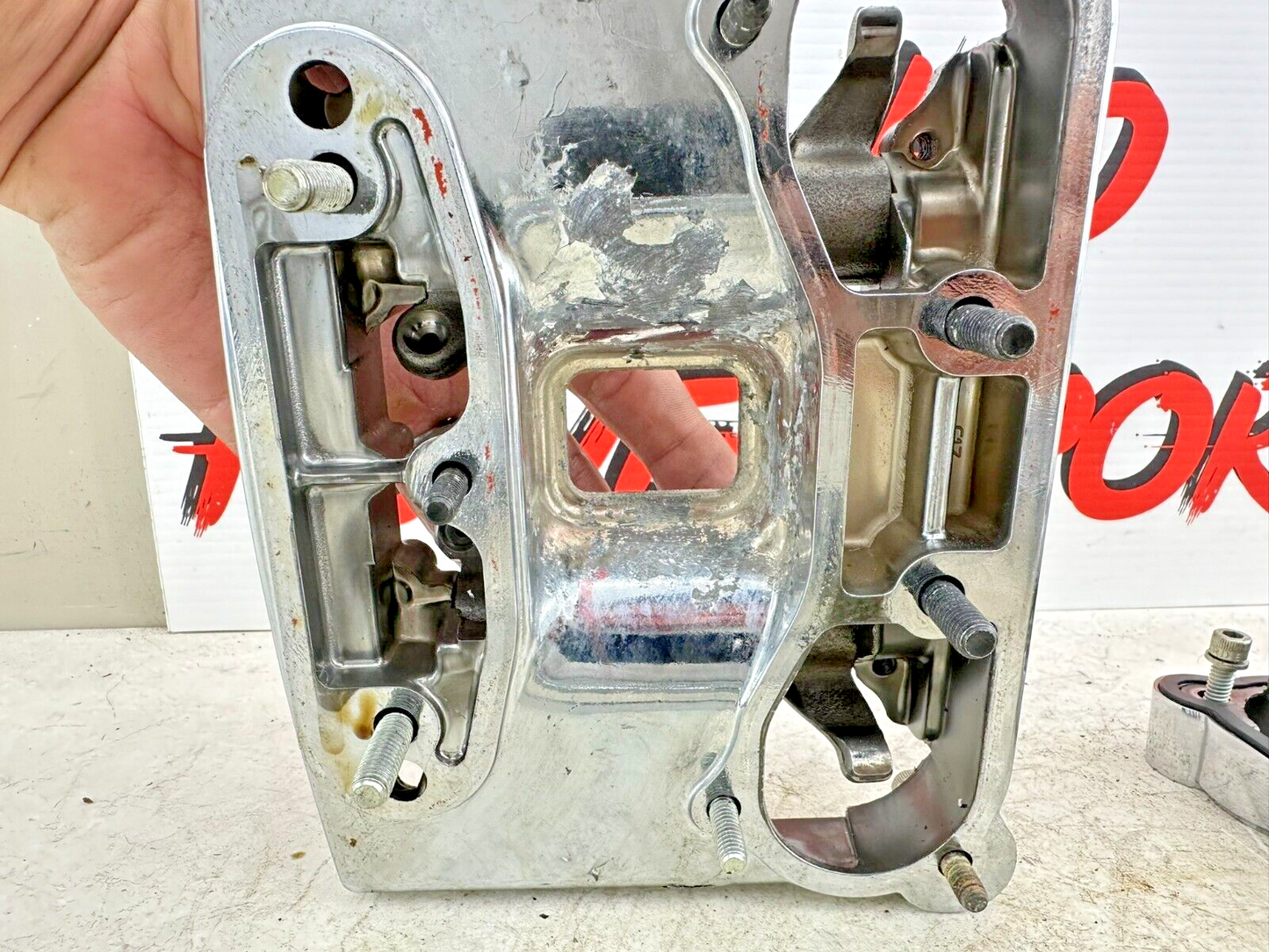1997 HARLEY DYNA OEM HD Rocker Boxes + Valve Cover Case 17507-92A