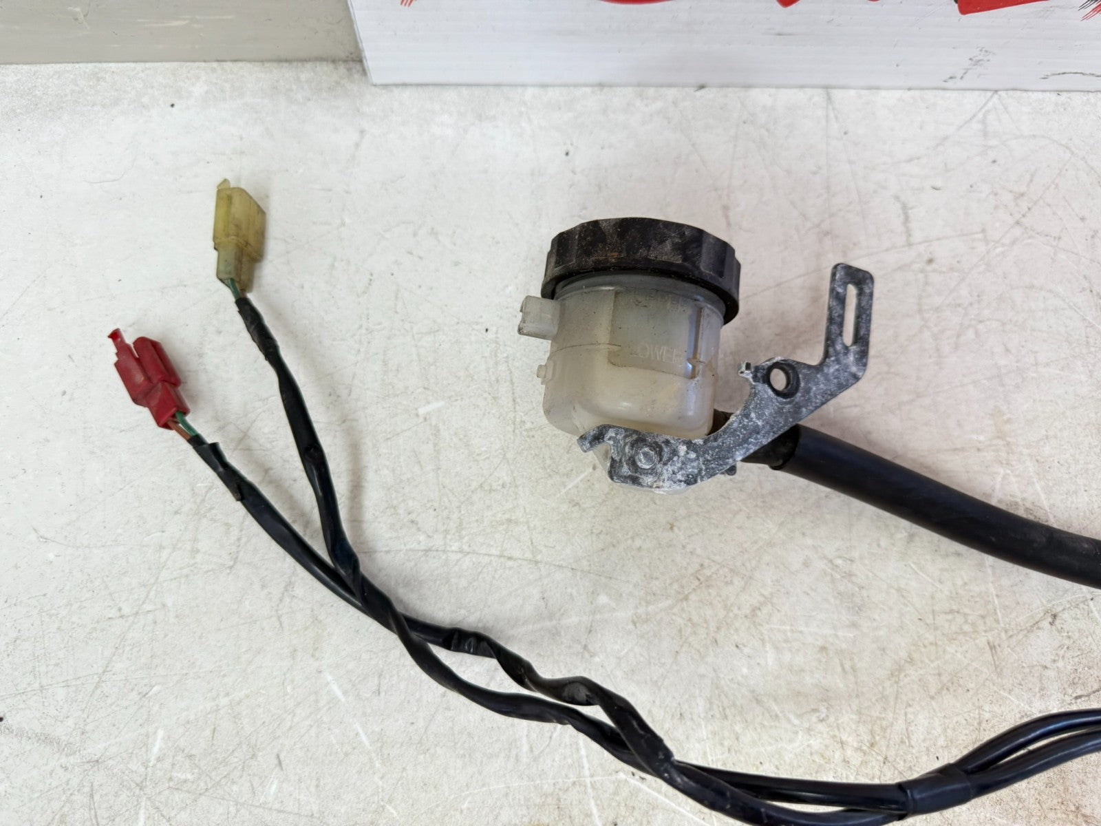 2002 Honda Goldwing GL1800 Rear Brake Master Cylinder & Reservoir Tank