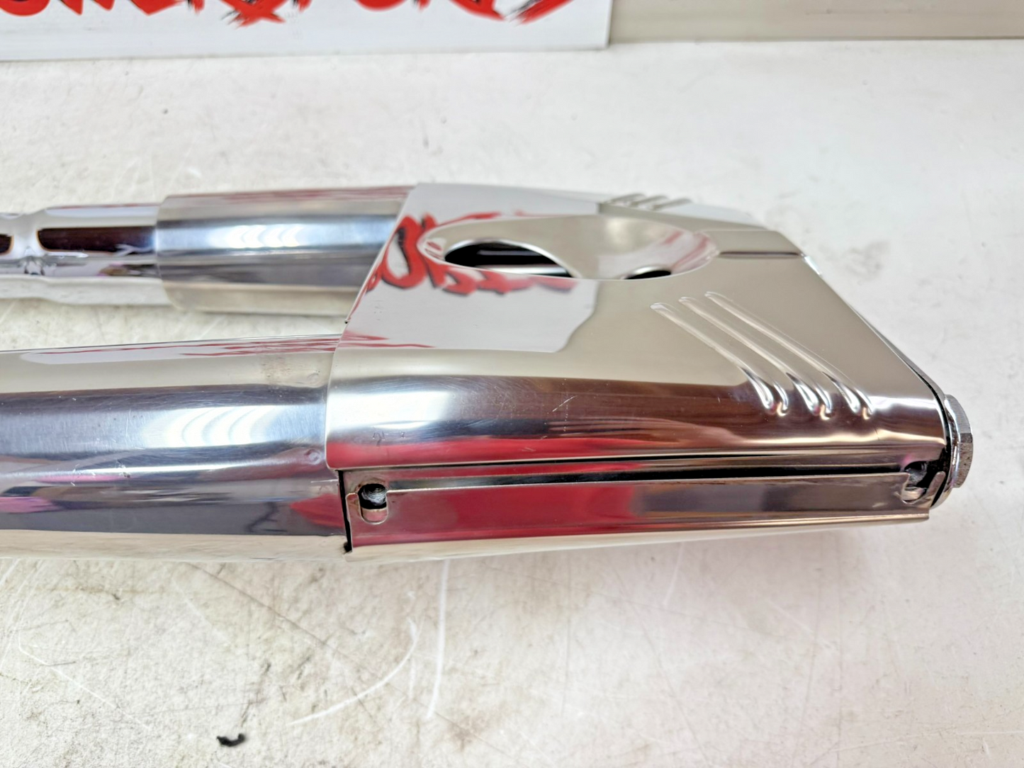 1997 HARLEY DAVIDSON SOFTAIL Chrome Front End Forks Triple Tree Lowers 41mm 