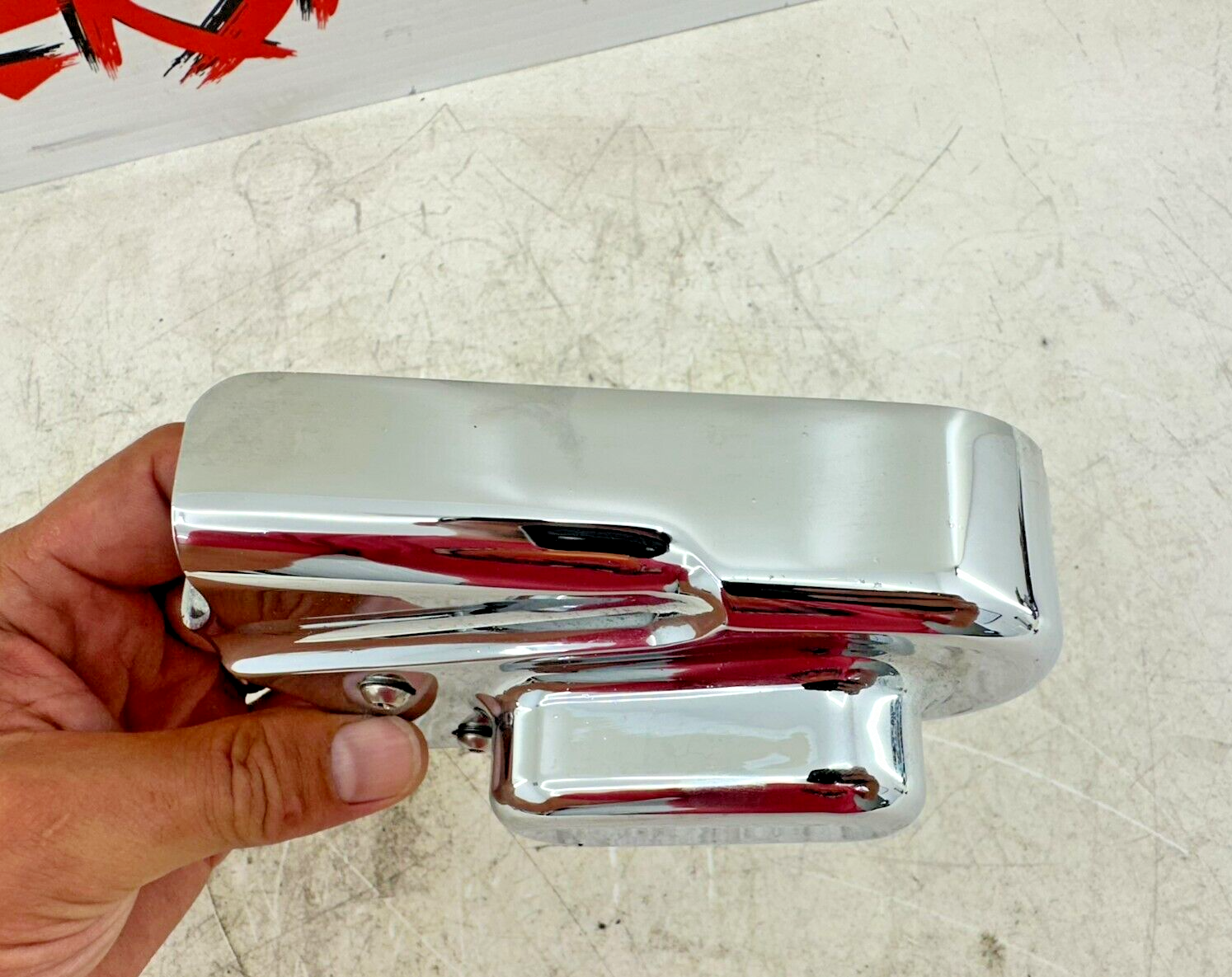 1996 HARLEY DAVIDSON SOFTAIL Kuryakyn Chrome Rear Axle Swingarm Cover