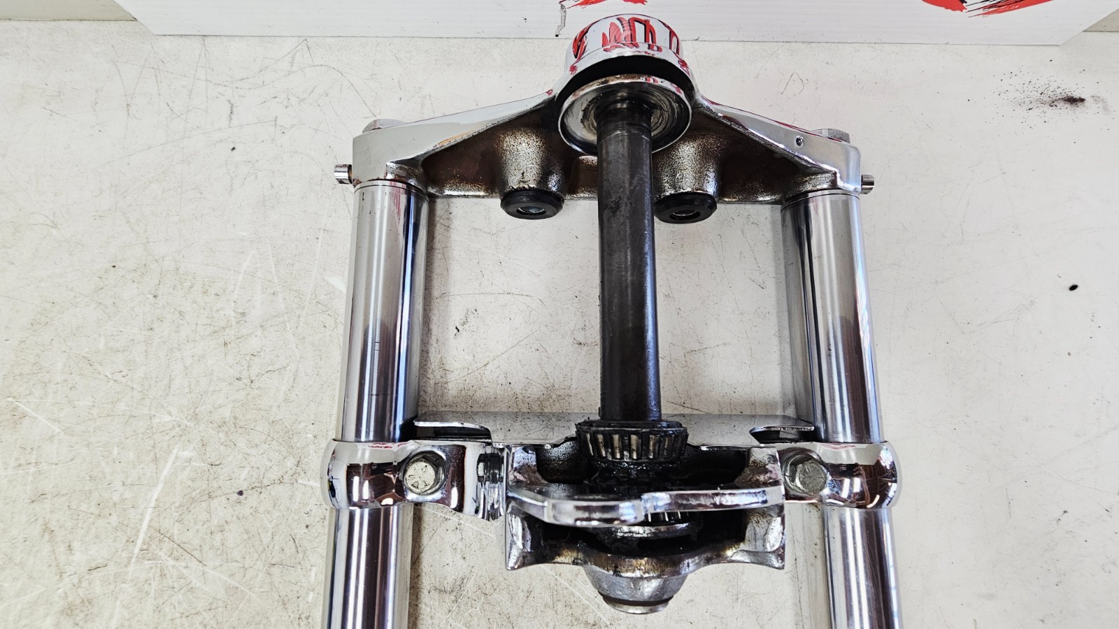 1993 HARLEY SOFTAIL Forks Triple Tree Suspension Chrome