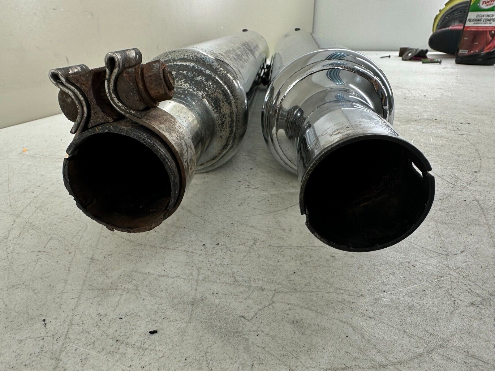2003 HARLEY FLH ELECTRA GLIDE SCREAMIN EAGLE SLIP ON MUFFLERS RIGHT LEFT 3.5"