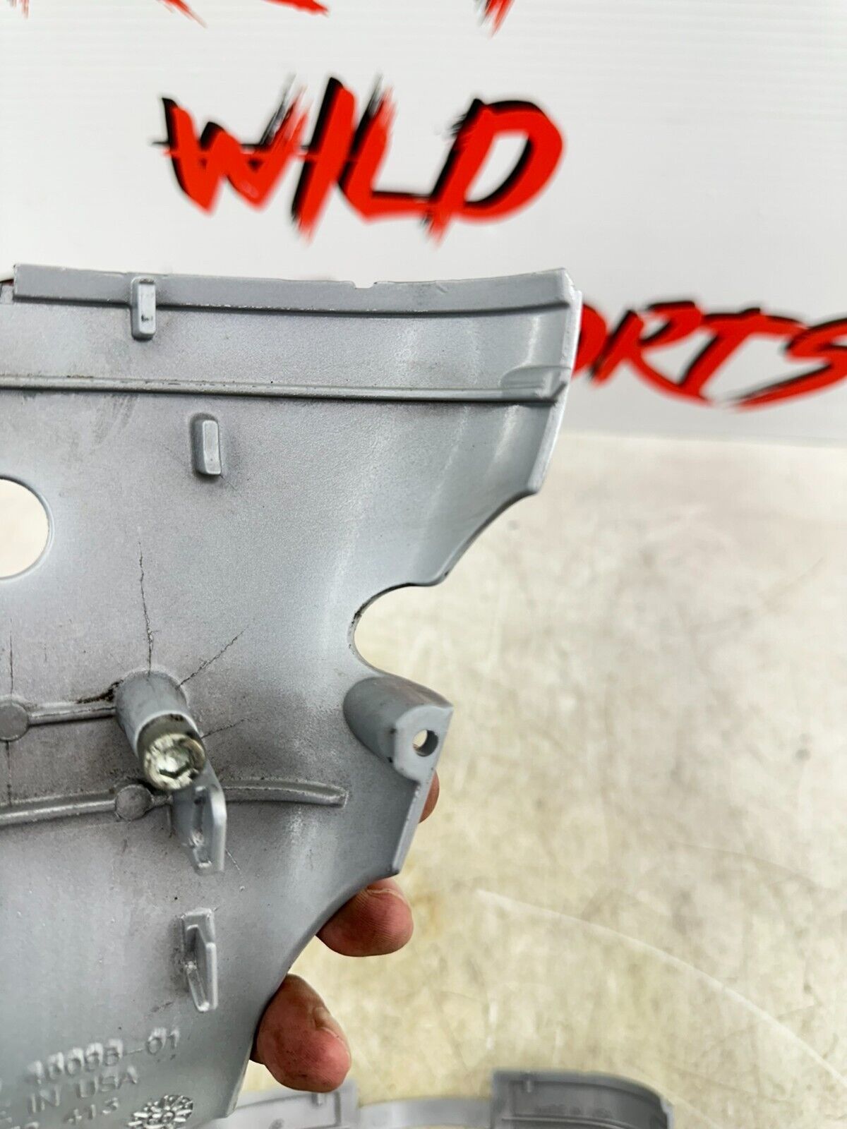 2003 Harley Davidson V Rod VRSCA Upper + Lower Handlebar Gauge Cluster Cover