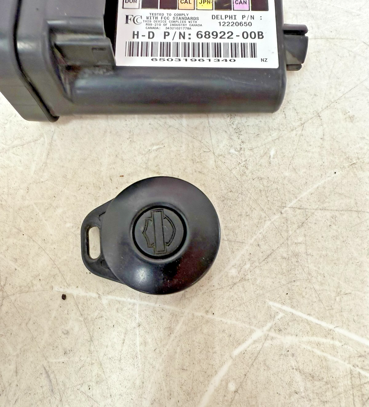 2003 HARLEY ELECTRA GLIDE TSSM Turn Signal Security Module Flasher Relay w/ Fob