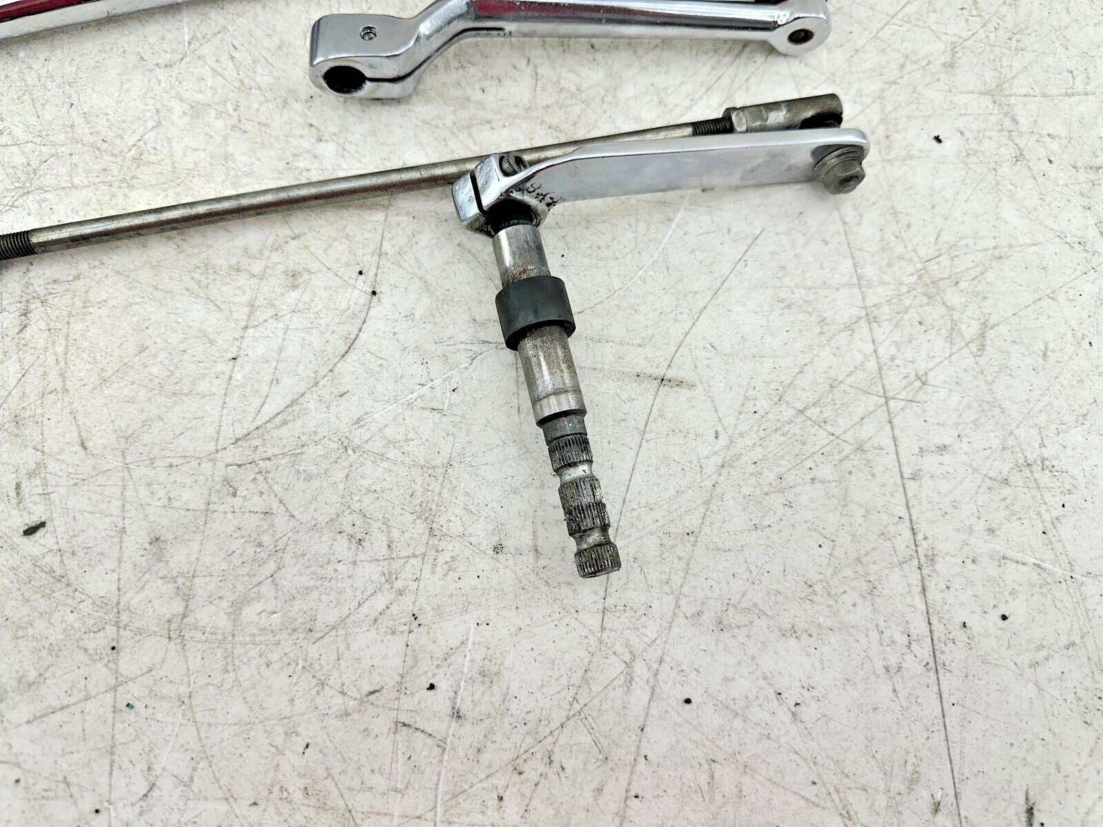 1994 HARLEY ELECTRA GLIDE Driver Floorboards Kickstand + Heal Toe Shifter