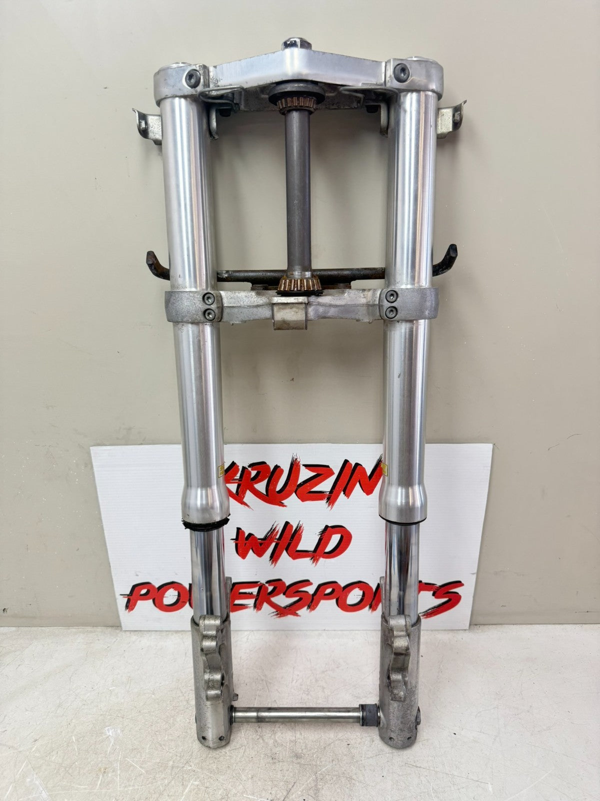 2001 HONDA VALKYRIE INTERSTATE Front End Forks Triple Tree Clamp Straight