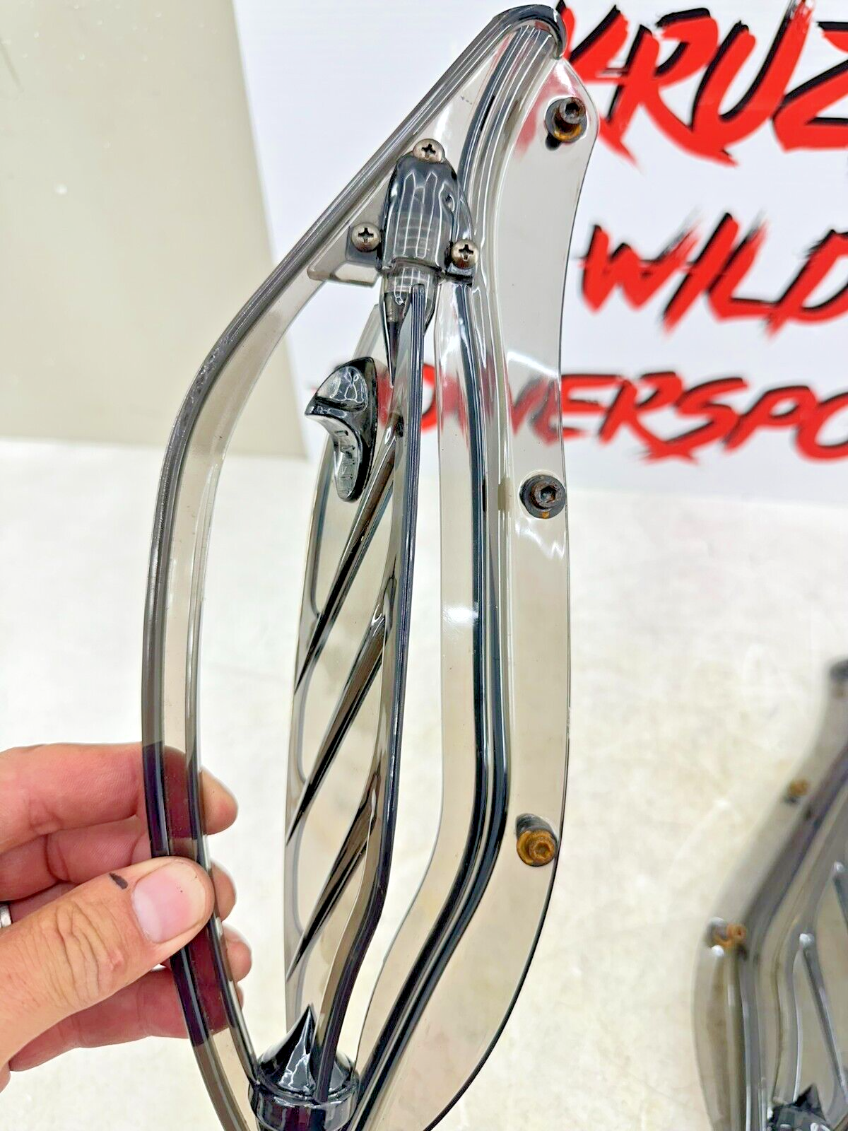2003 HARLEY ELECTRA GLIDE classic Batwing Main Upper Fairing Air Wing Deflectors