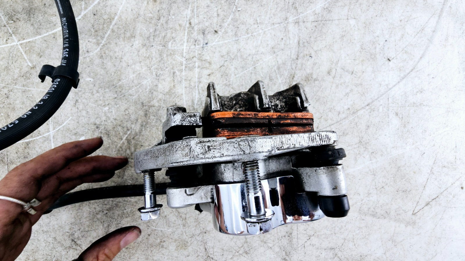 1999 HONDA VALKYRIE INTERSTATE Dual Caliper Hose Master Cylinder + Right Mirror