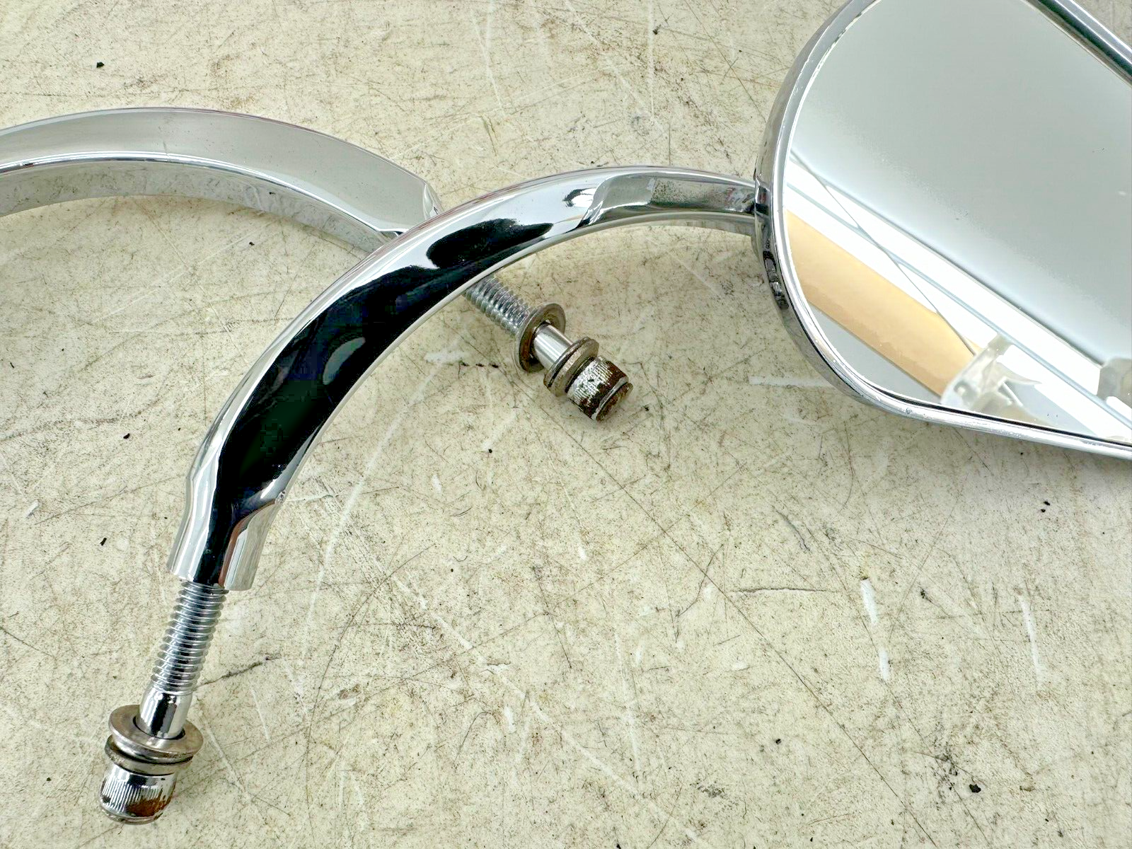 2002 HARLEY DYNA LOW RIDER Chrome Right Left Rear View Mirrors