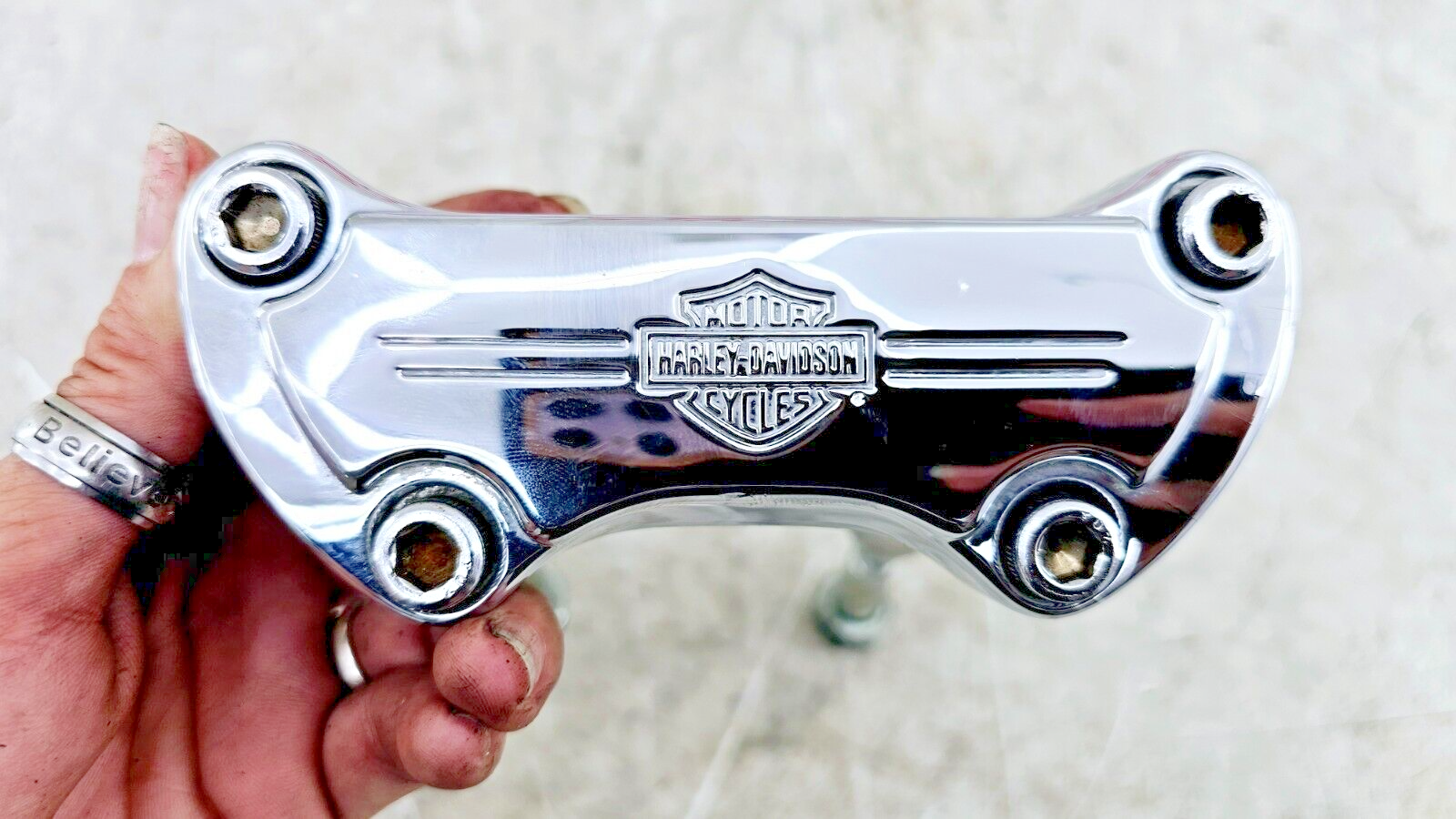 1995 HARLEY DYNA CONVERTIBLE Handlebar Clamp Riser