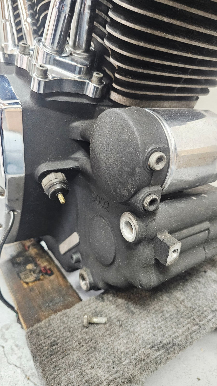 2000 HARLEY SOFTAIL DEUCE Twin Cam B Engine Motor See Video 88ci 1450 RUNS GREAT