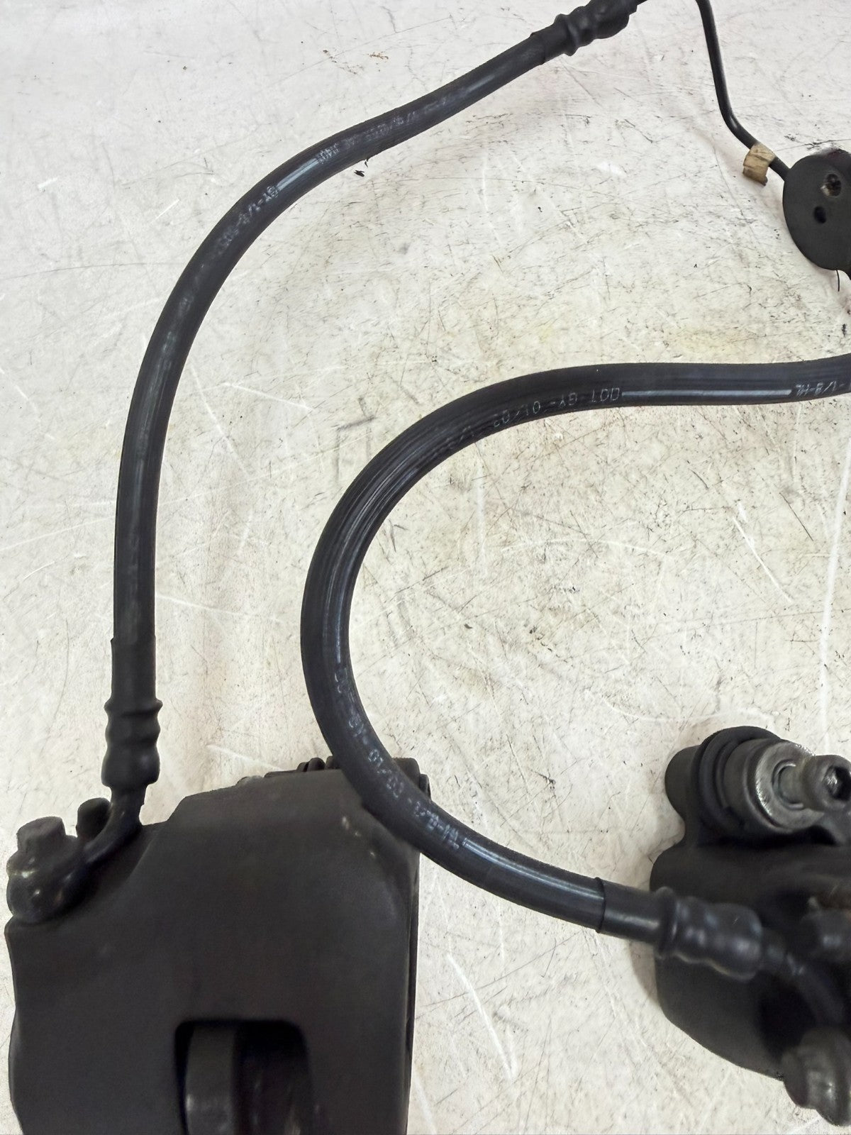 1995 HARLEY FLH ELECTRA GLIDE Chrome Master Cylinder 11/16 + Dual Brake Caliper