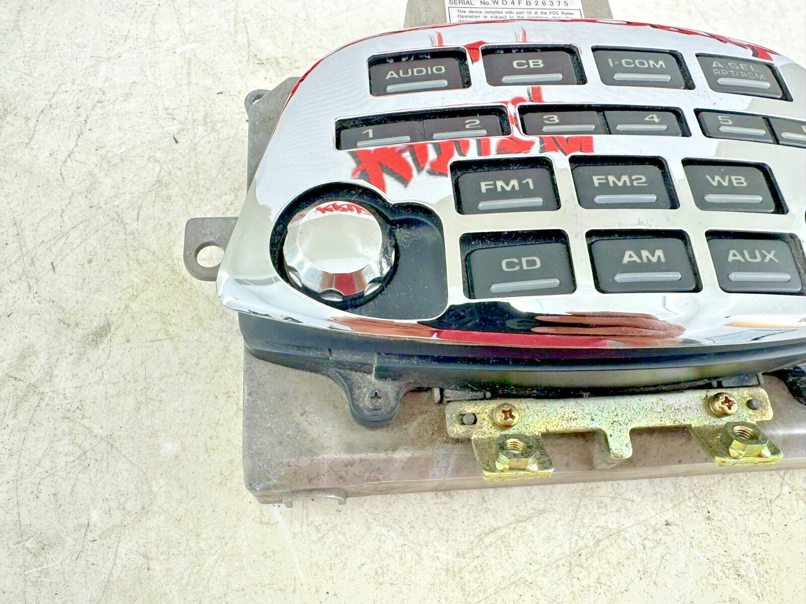 2004 Honda Goldwing GL1800 AM FM Stereo Radio Head Unit 39110-MCA-6720-M1