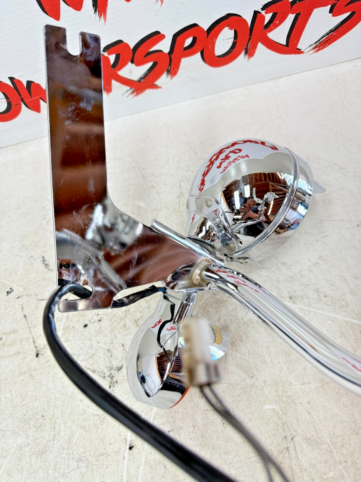 2003 HARLEY ELECTRA GLIDE Chrome Highway Fog Lamp Turn Signal Light Bar