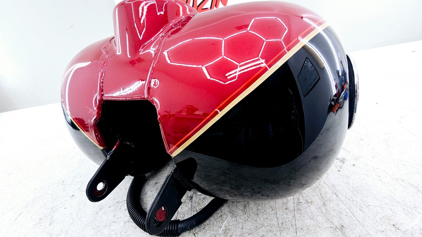 1998 HARLEY FLH ELECTRA GLIDE Gas Fuel Tank EFI Fuel Injected RED OEM HD NO DENT