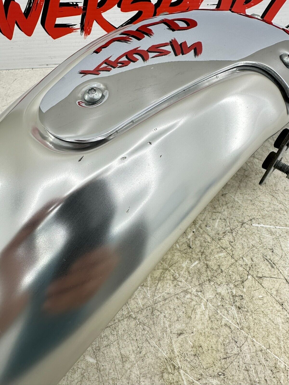 2003 Harley Davidson V Rod VRSCA 100th Anniversary Front Fender +Chrome Bracket
