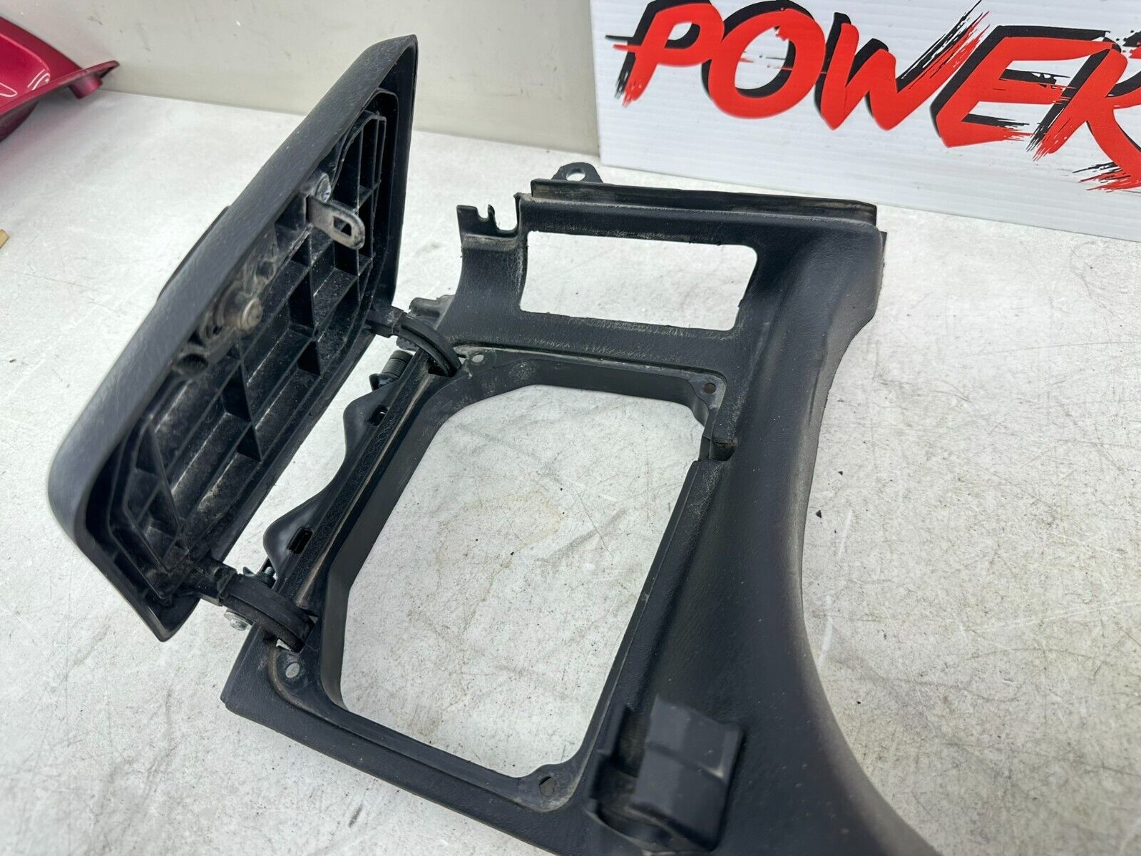 2004 Honda Goldwing GL1800 Black Upper Fairing Storage Pocket Radio Surround