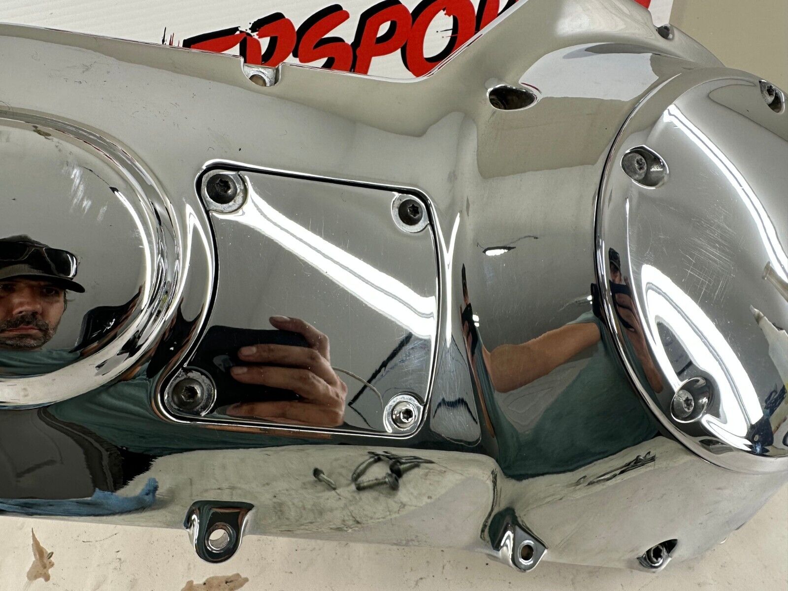 2000 HARLEY FLH ELECTRA GLIDE Chrome Outer Primary Clutch Cover