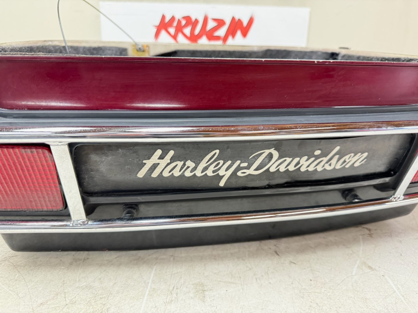 1995 HARLEY FLH ELECTRA GLIDE Trunk Tour Pack Rear Lower Storage Box