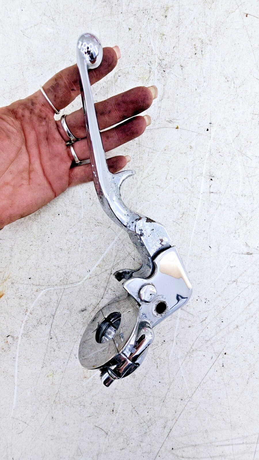 1997 HARLEY SOFTAIL Chrome Clutch Lever Perch Pirch
