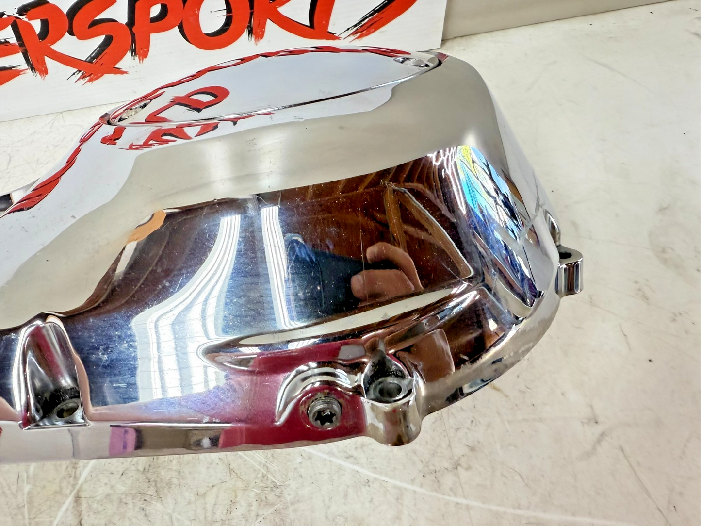 1997 HARLEY DAVIDSON SOFTAIL Outer Primary Clutch Cover Case Chrome Housing