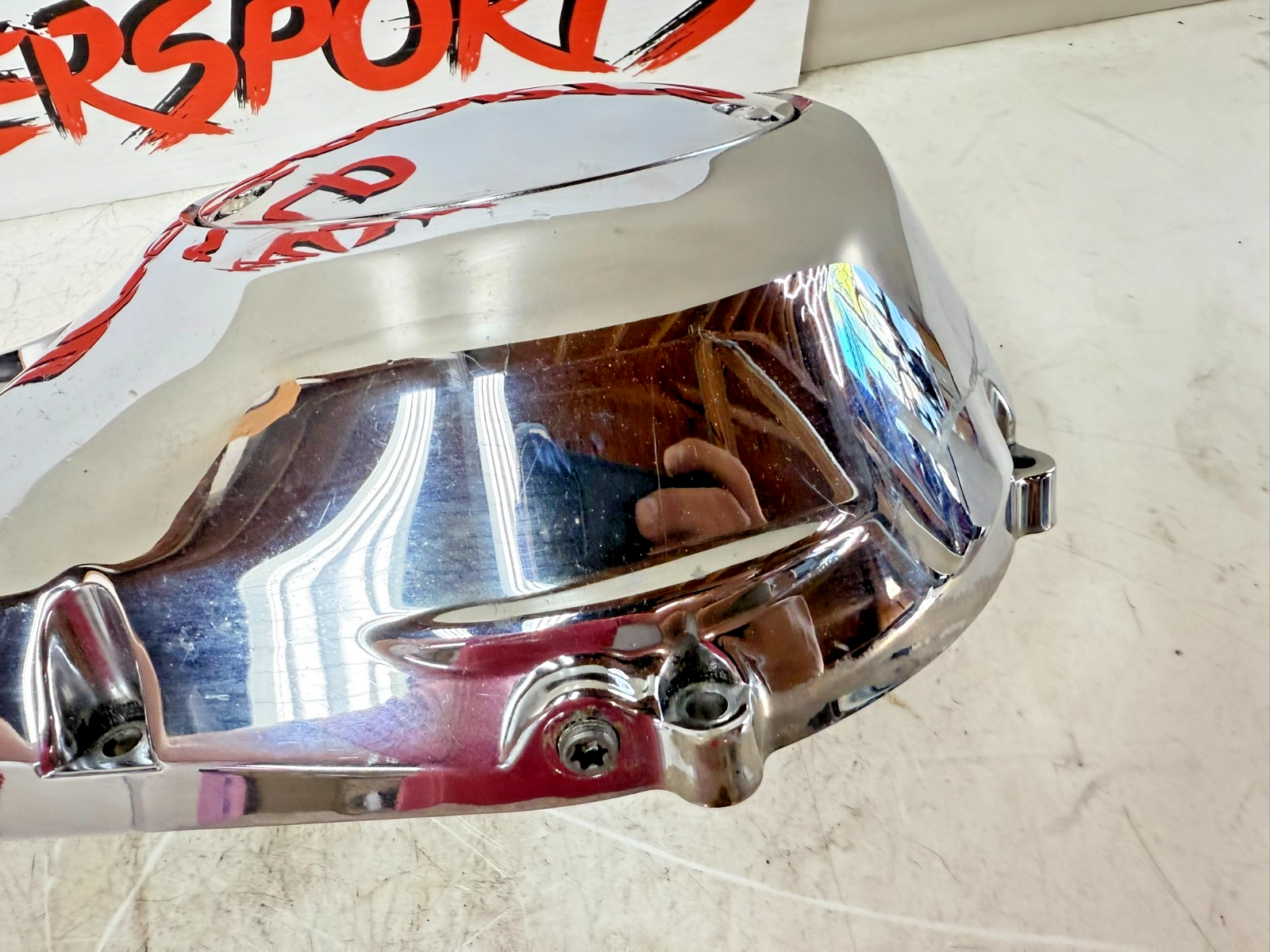 1997 HARLEY DAVIDSON SOFTAIL Outer Primary Clutch Cover Case Chrome Housing