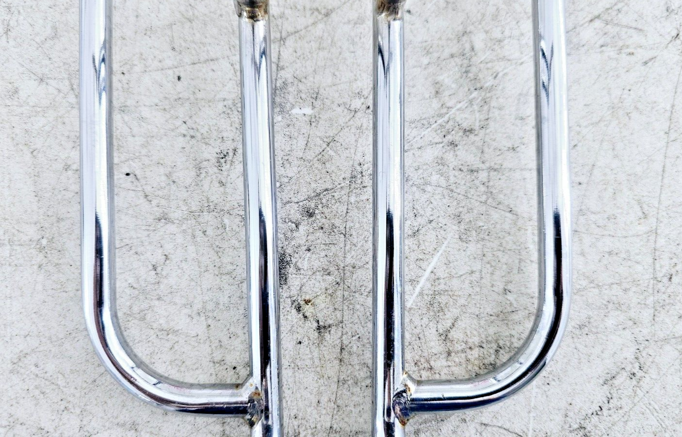 1999 HARLEY DYNA CONVERTIBLE Chrome Rear Fender Luggage Rack
