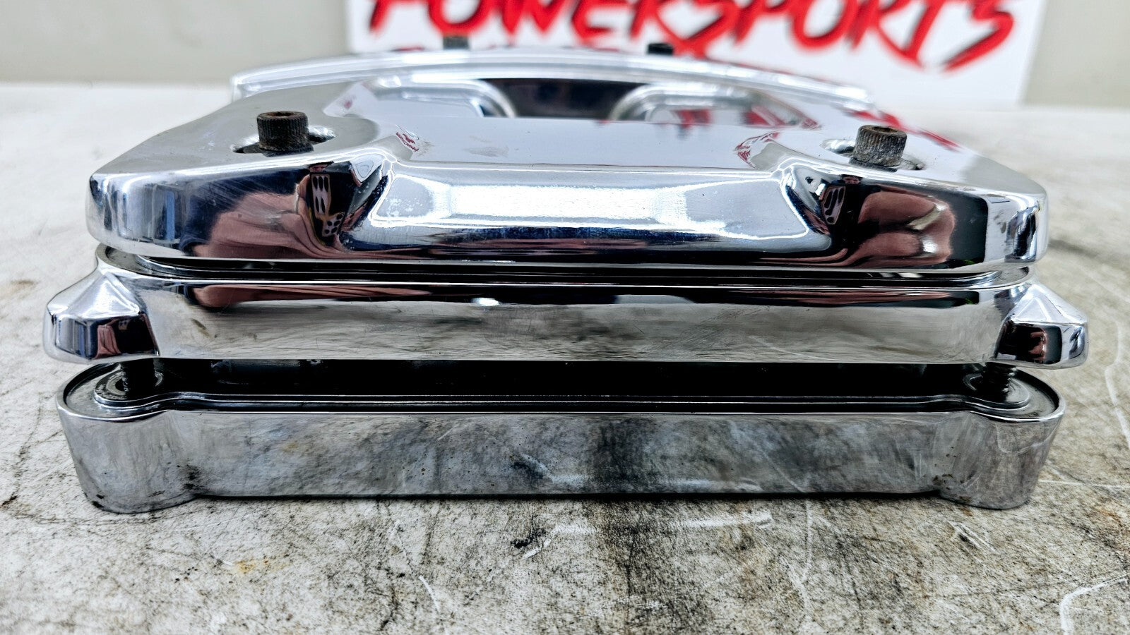 1995 HARLEY DYNA CONVERTIBLE Evo Evolution Chrome Engine Motor Rocker Box Cover