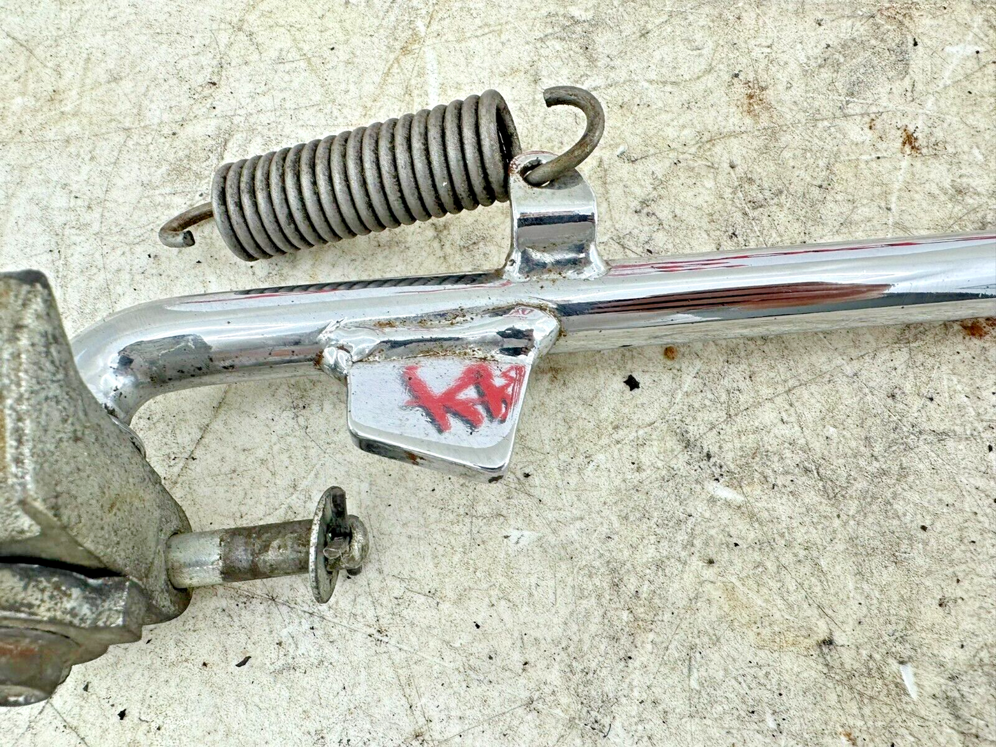 1997 HARLEY DYNA Chrome Kickstand Kick Side Jiffy Stand