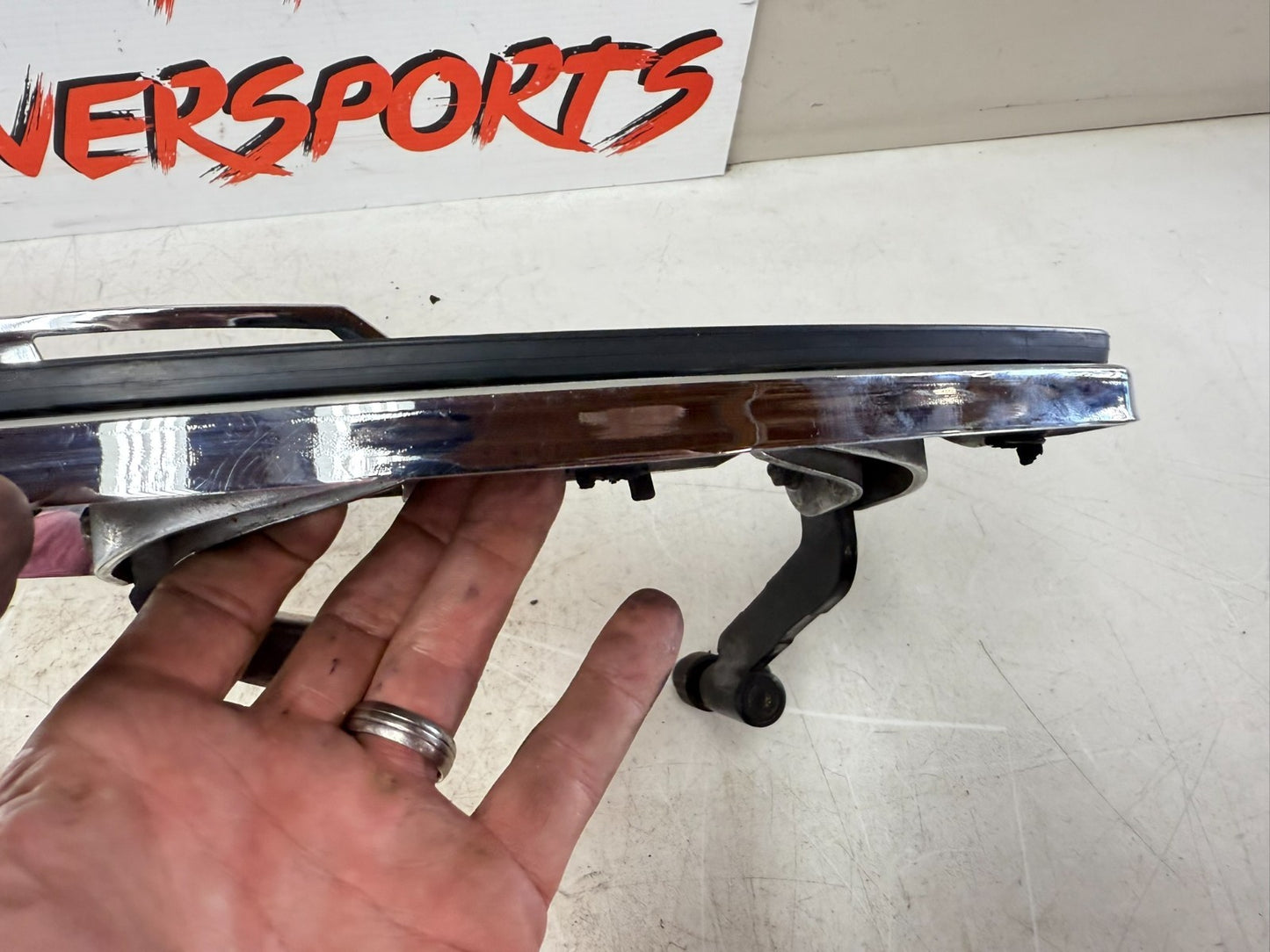 2003 HARLEY ELECTRA GLIDE Driver Floorboard Foot Rest Pad Right Left MTG Bracket