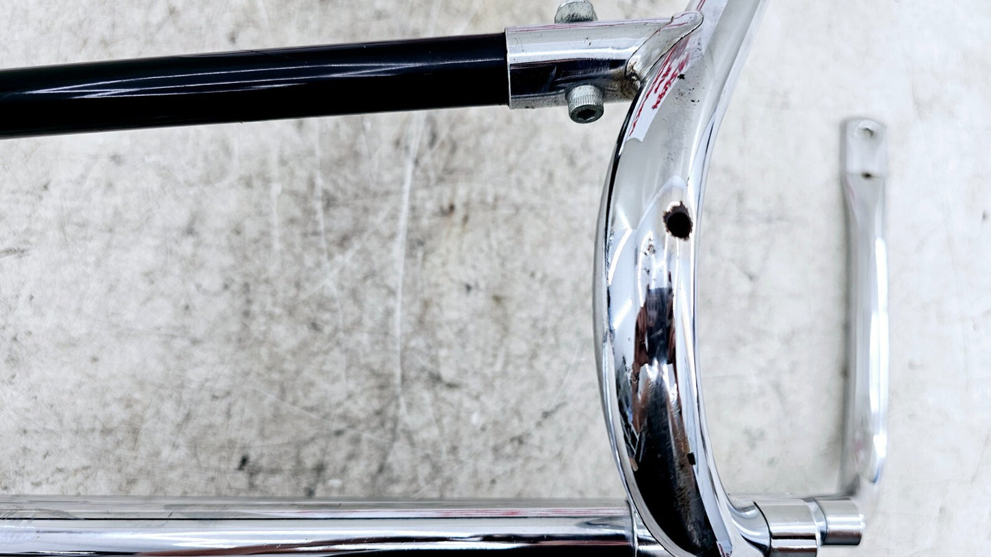 1998 HARLEY FLH ELECTRA GLIDE Chrome Left Saddlebag Surround Bumper No Rust