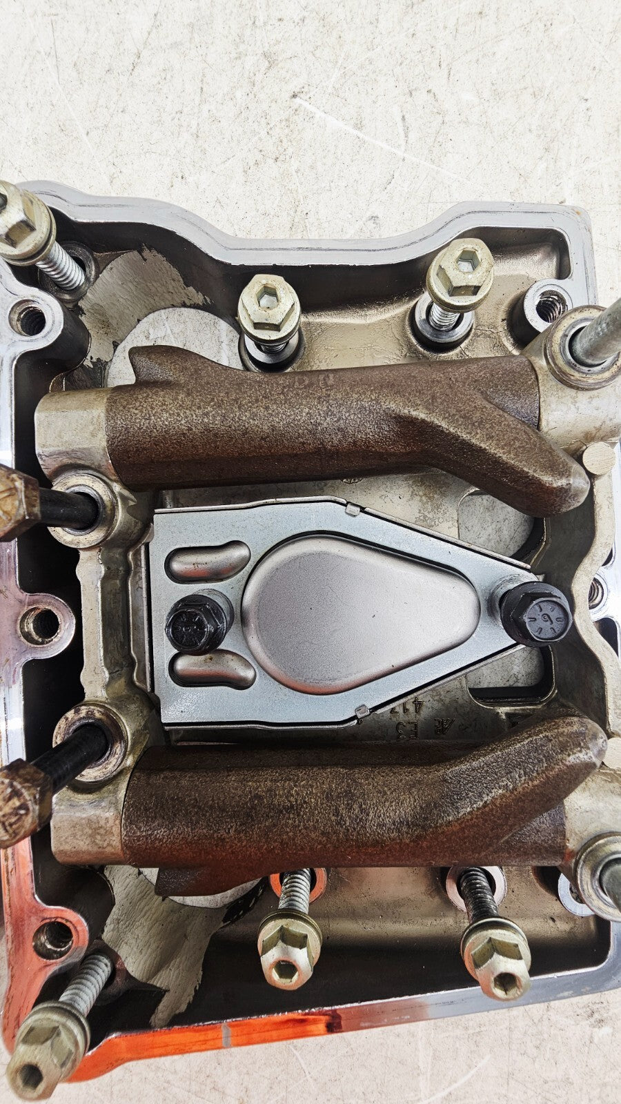 2000 HARLEY FLH ROADKING Chrome Cylinder Head Rocker Boxes 17593-99