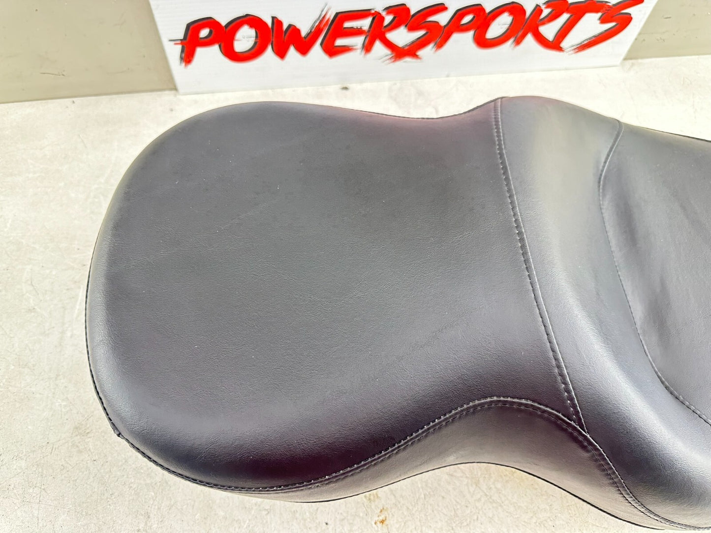 1999 HARLEY DYNA OEM HD Driver Passenger Seat Saddle Black NOS