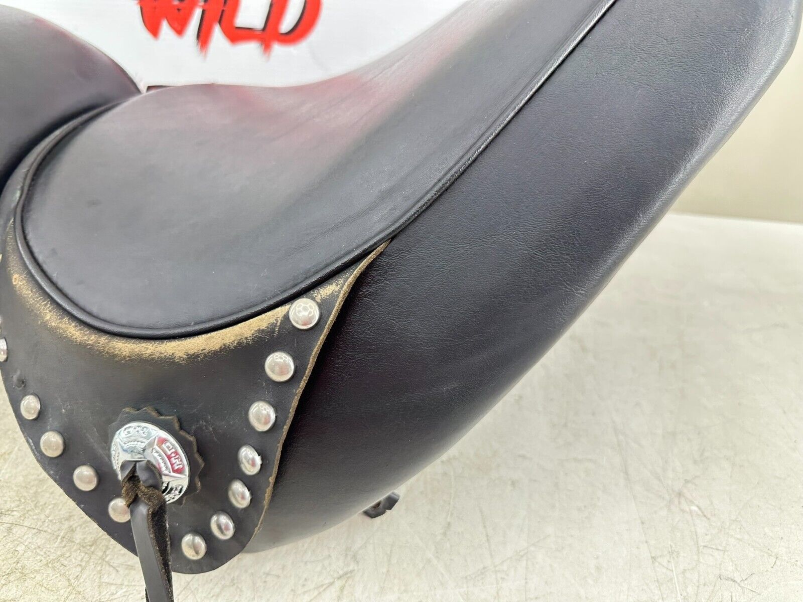 1995 HARLEY SOFTAIL Driver Passenger Seat Saddle 2 Up Studded