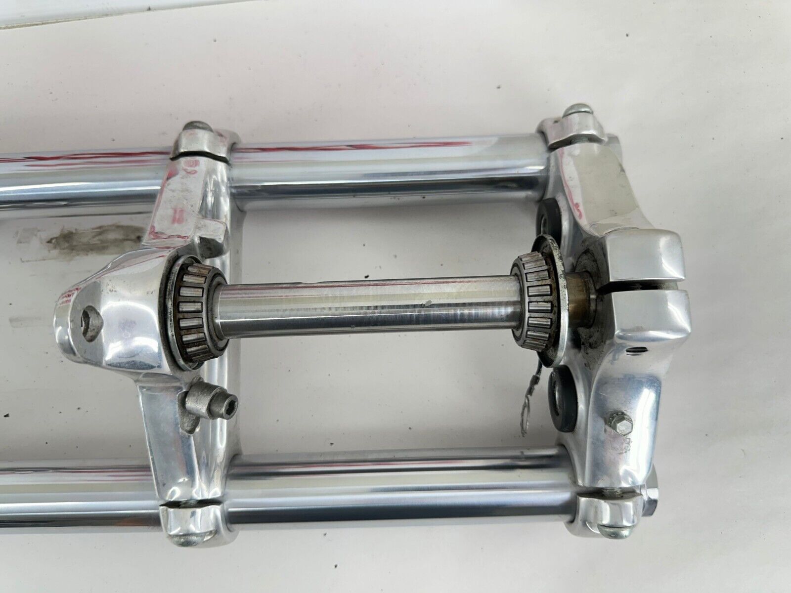 2003 Harley Davidson Sportster Forks Triple Clamp Narrow Glide Front End w/ Axle