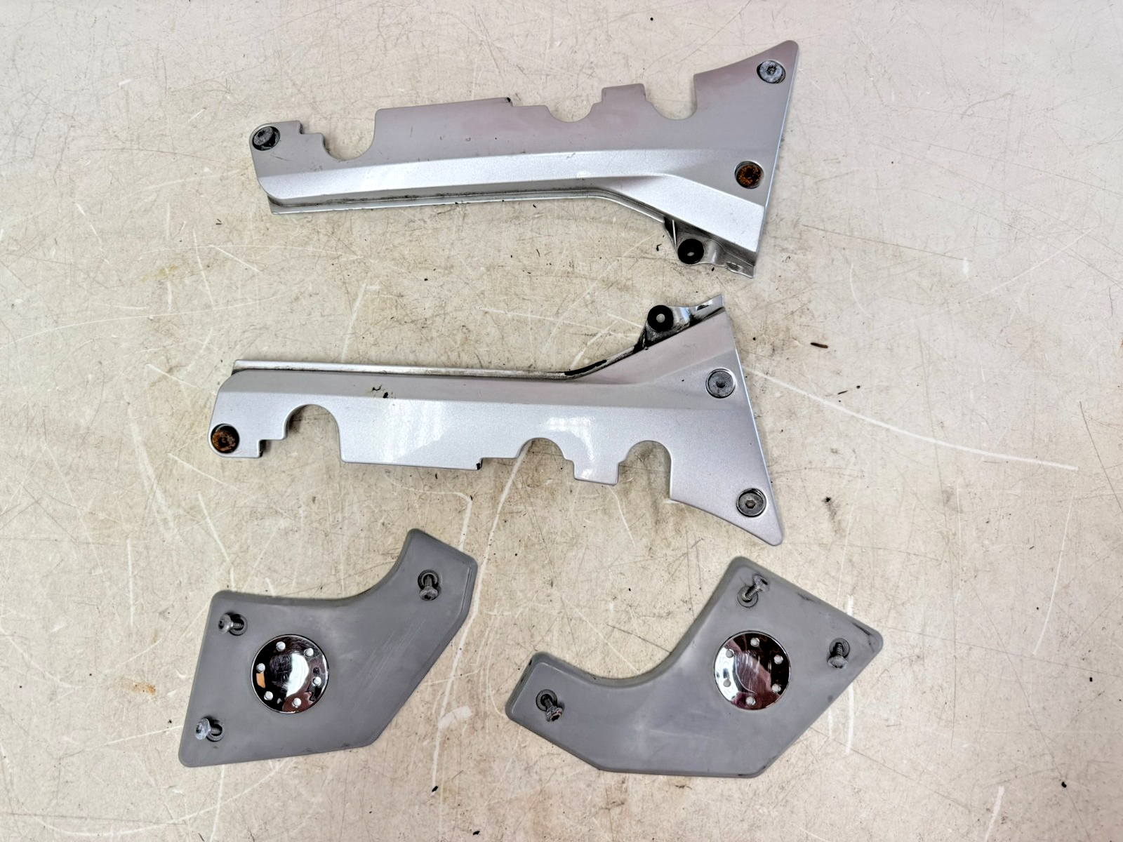 2002 Honda Goldwing GL1800 Frame Side Cover Panel Fairing Swing Arm Bolt Caps