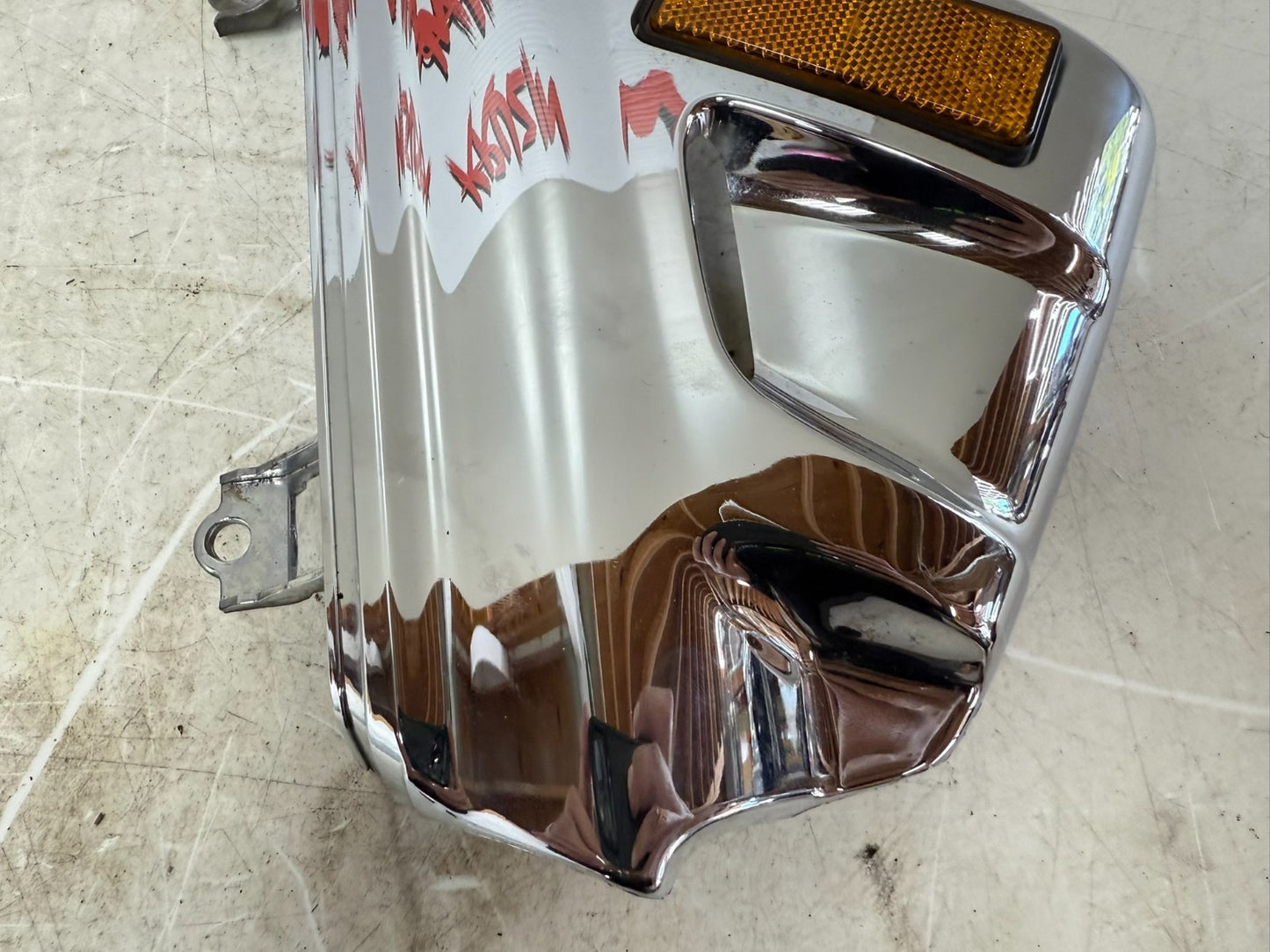 2002 Honda Goldwing GL1800 Front Fender Wheel Fork Cover Set Chrome