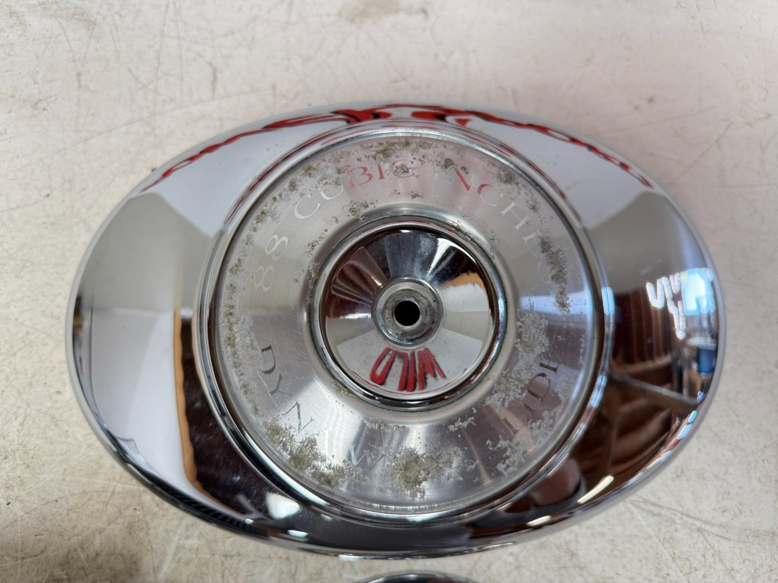 2003 HARLEY DYNA WIDE GLIDE Air Filter Cover Housing Backing Plate LIVE TO RIDE