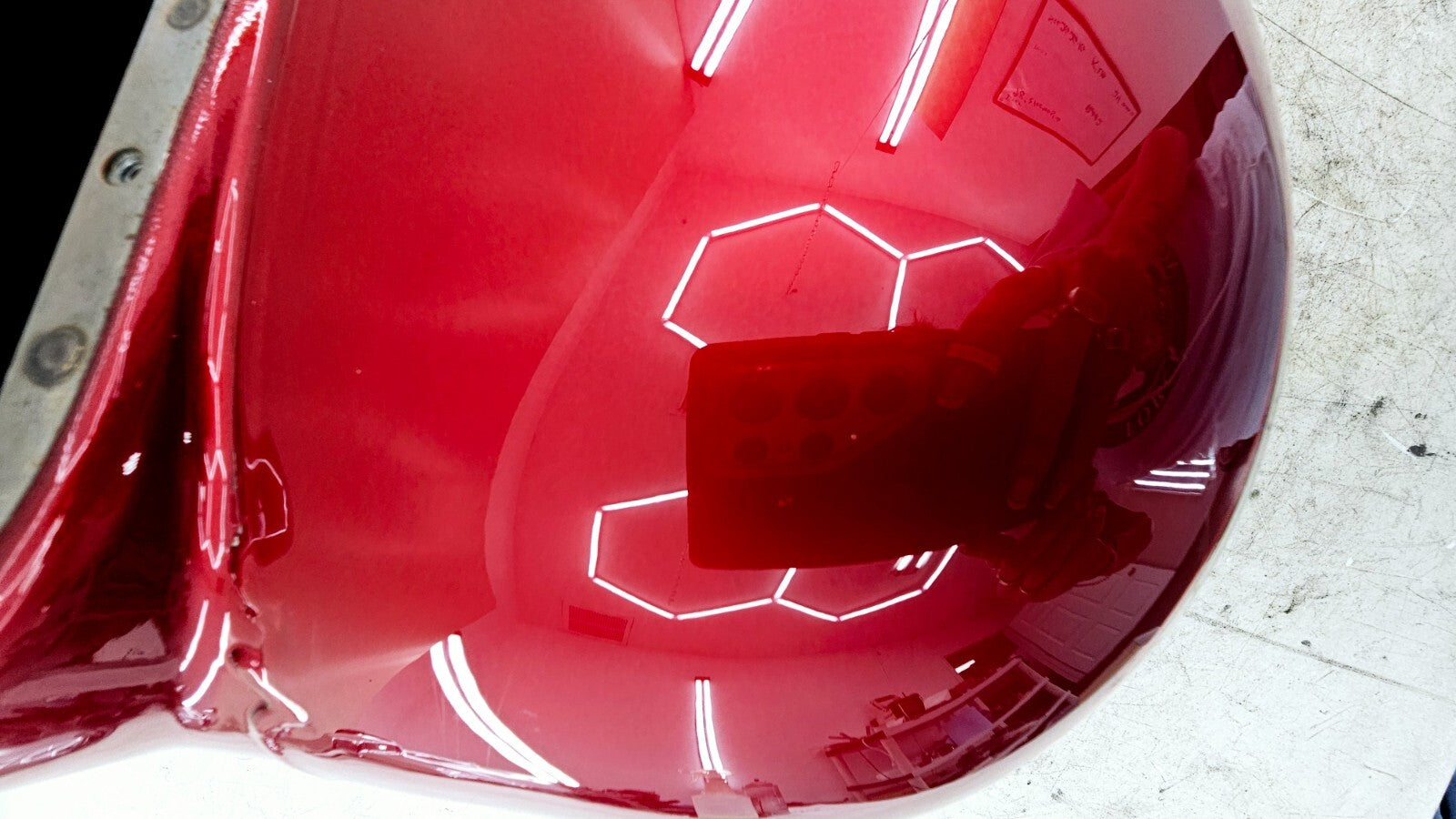 1998 HARLEY FLH ELECTRA GLIDE Gas Fuel Tank EFI Fuel Injected RED OEM HD NO DENT