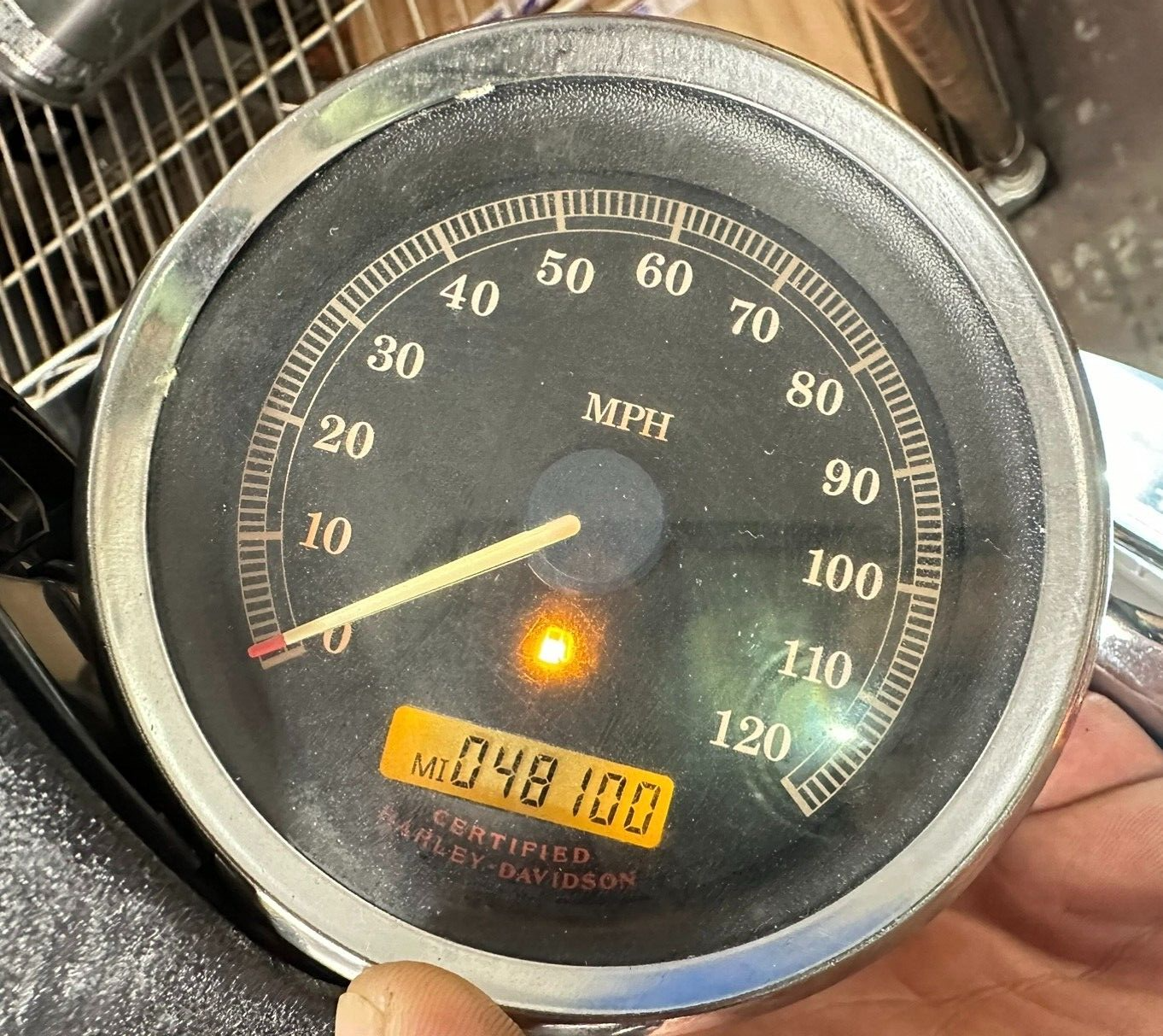 1999 HARLEY DYNA Speedometer Speedo Odometer 48K 3.5" 67403-04