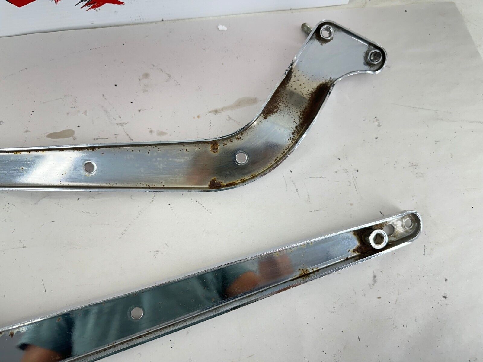 2001 HARLEY SOFTAIL Rear Fender Frame Strut Arm Bars