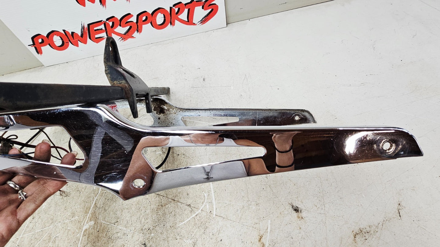 2000 HONDA VALKYRIE INTERSTATE Chrome Saddlebag Guard Luggage Rack Mount