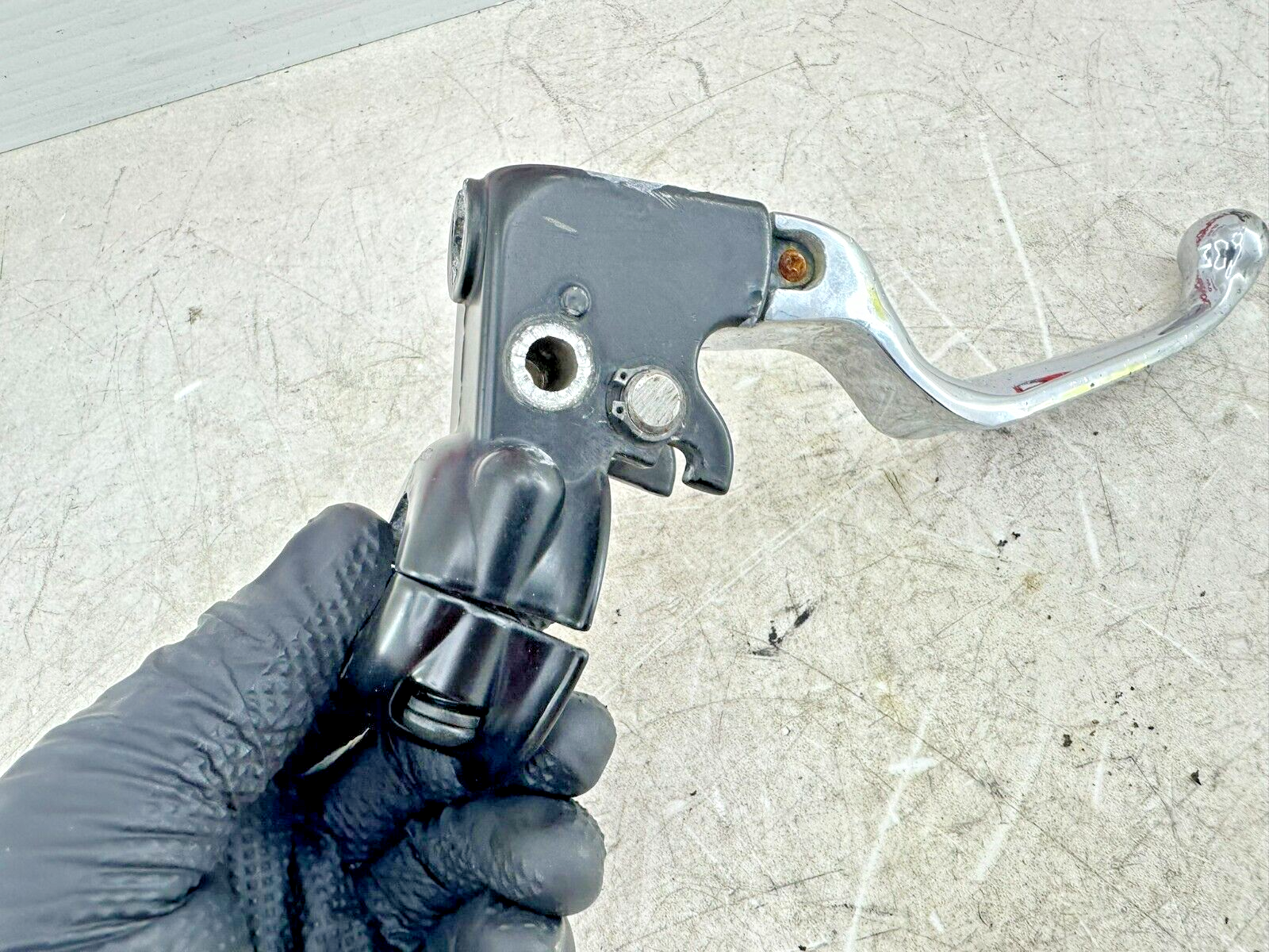 1997 HARLEY SPORTSTER Clutch Lever + Perch Pirch Mounting Bracket