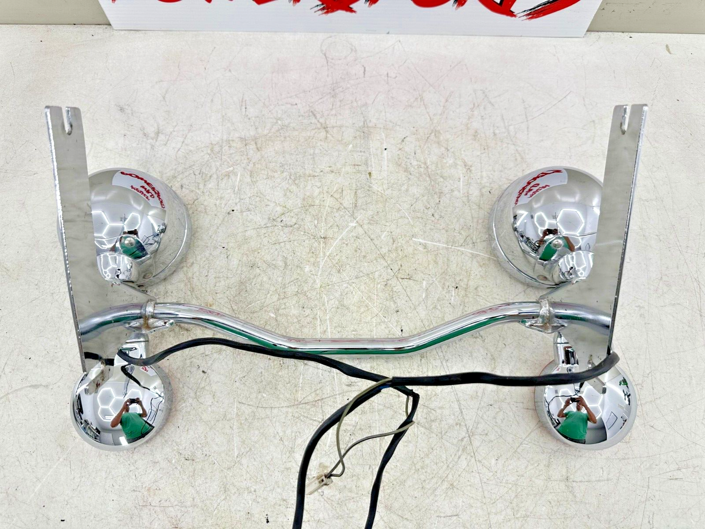 1999 HARLEY FLH ELECTRA GLIDE Fog Highway Turn Signal Light Bar Custom Dynamics