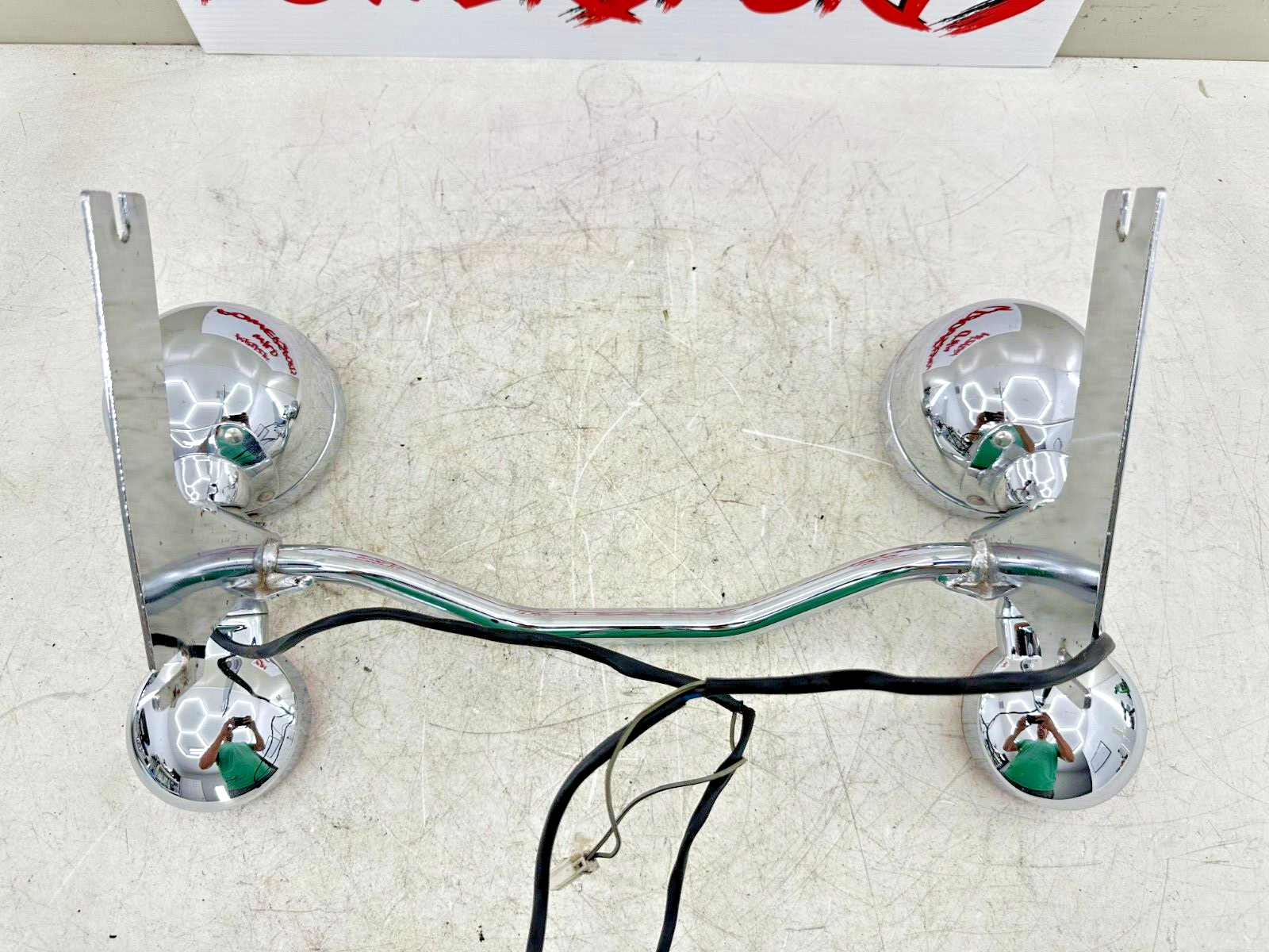 1999 HARLEY FLH ELECTRA GLIDE Fog Highway Turn Signal Light Bar Custom Dynamics